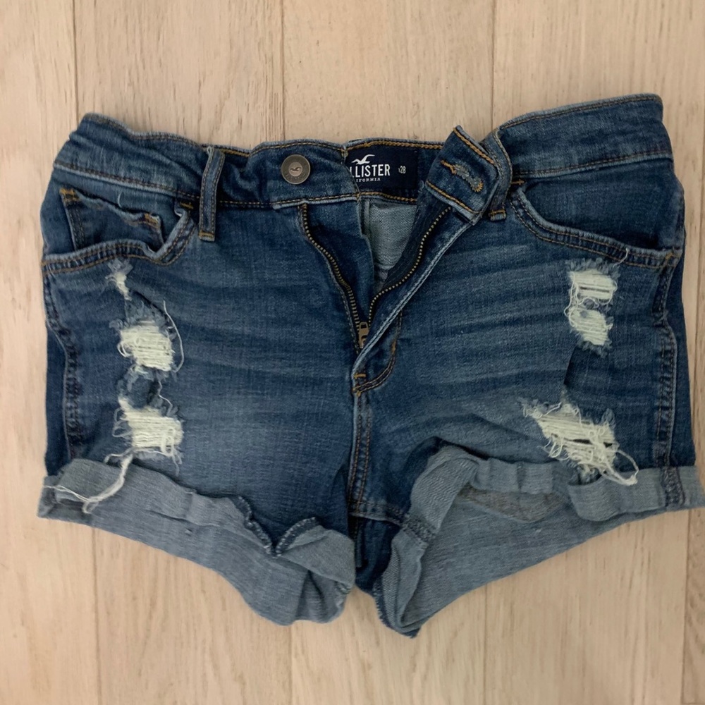 Hollister Denim Ripped Shorts